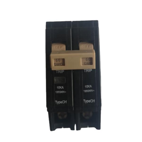 2p 40a Ch Plug In Black Mcb Mini Circuit Breaker For South American Market