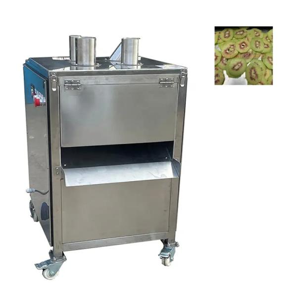 Máquina de corte de chips de mandioca multifuncional Batata doce pêra banana laranja cenoura pitaya limão cortador de frutas