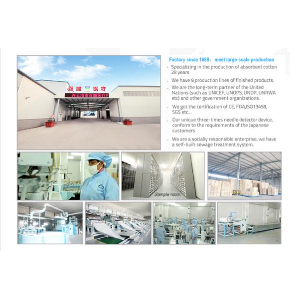 Hydrophilic Cotton Roll Absorbent Medical White 100% Wool Sterile / Non Sterile Cutting-Head Common