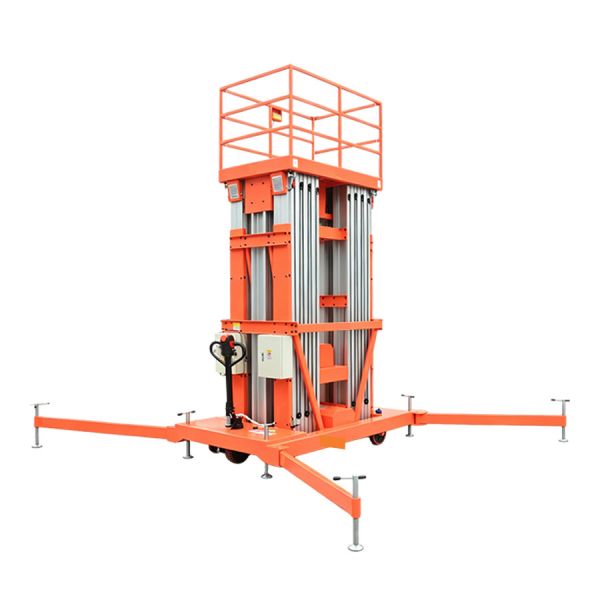 300kg Aluminium Personnel Vertical Mast Lift Weatherproof UKCA Certificated