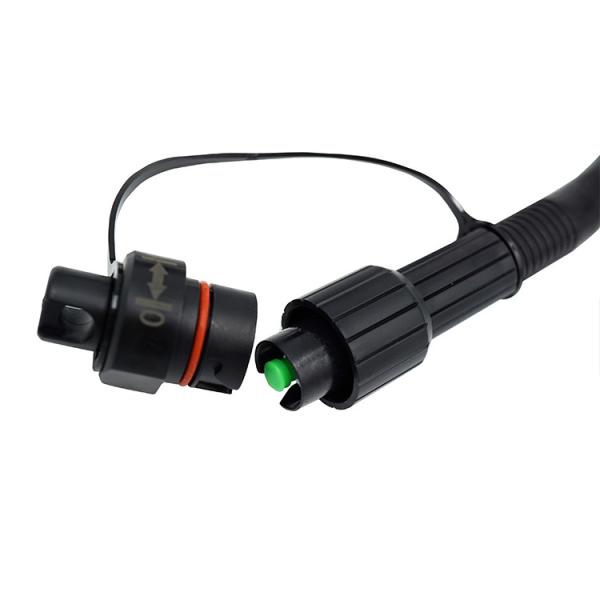 Waterproof Connector Mini SC APC Patch Cord Fiber Optic Cable Assemblies