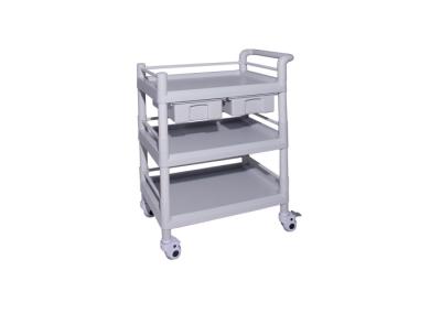 Hospital Instrument Medication Trolley Cart With Durable Push Handle