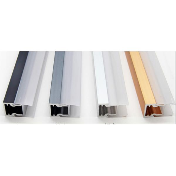 Утопленный алюминиевый профиль СИД черный серебристый 6063/6061/6005/6060 T5/T6