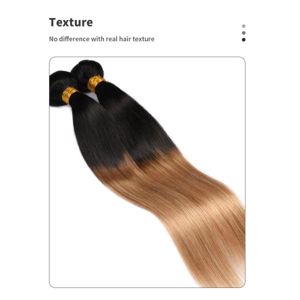 No Knot 1b 27 ST Colored Human Hair Bundles Water Friendly