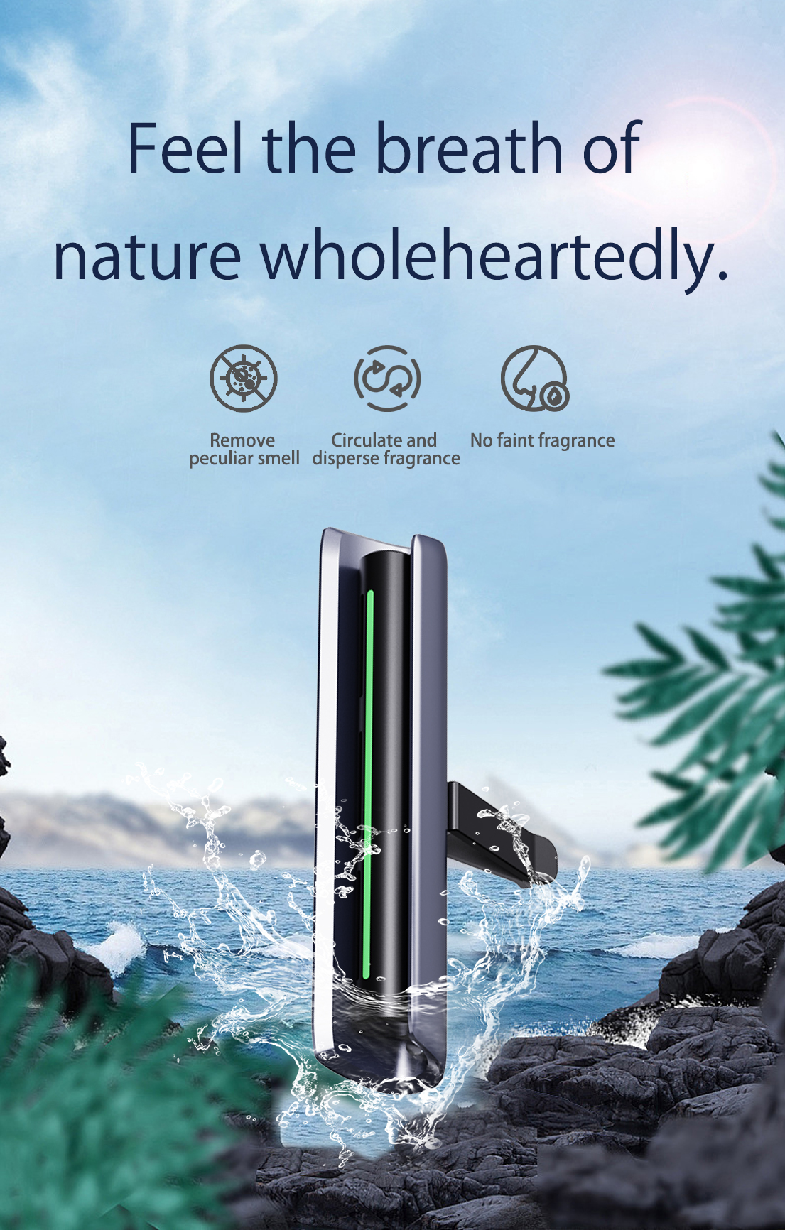 Wholesale Custom LOGO Mini Custom Car Fragrance Diffuser Car Perfume Vent Clip Car Air Freshener