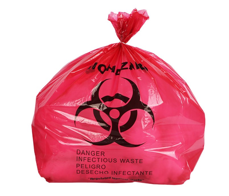 Сумки полипропилена не ядовитого Biohazard Autoclavable для медицинского отхода