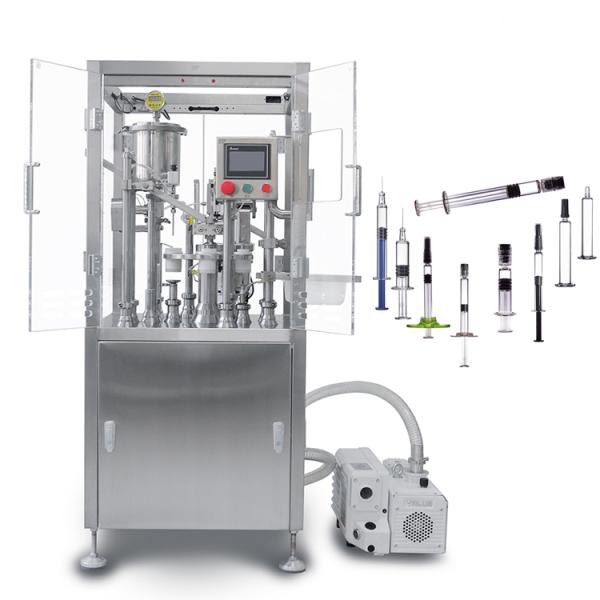 Prefilled Syringe Vacuum Liquid Filling And Plugging Machine With 600-900 Pcs/H