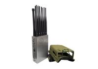 Antenas 8.4W 25m de Omni jammer do sinal de GPS de 12 faixas portátil