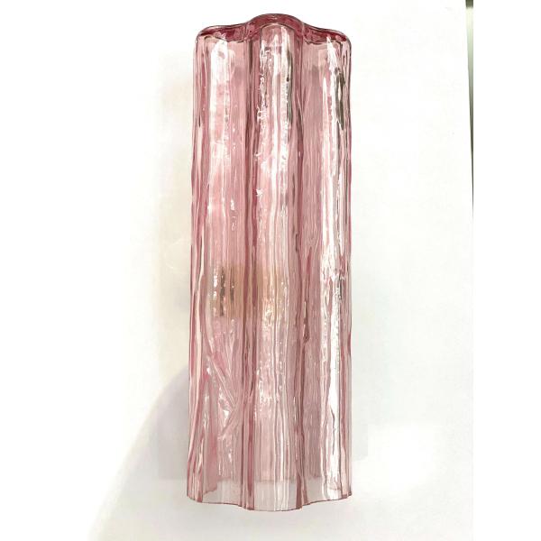 Vidrio de la lámpara del vintage de 4 niveles y estructura niquelada del metal