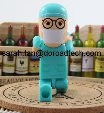 All Kinds of Plastic Robot Design USB Flash Drives