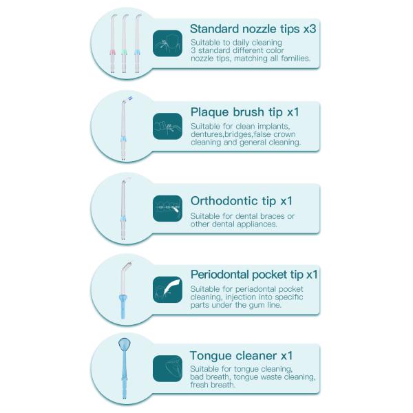 Режим деятельности зубоврачебной зубочистки 10+ Oralginal 600ml электрический водоструйный