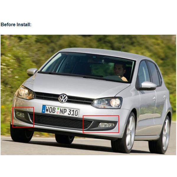 Volkswagen VW Polo DRL LED Daytime Running Lights Car turn light for sale