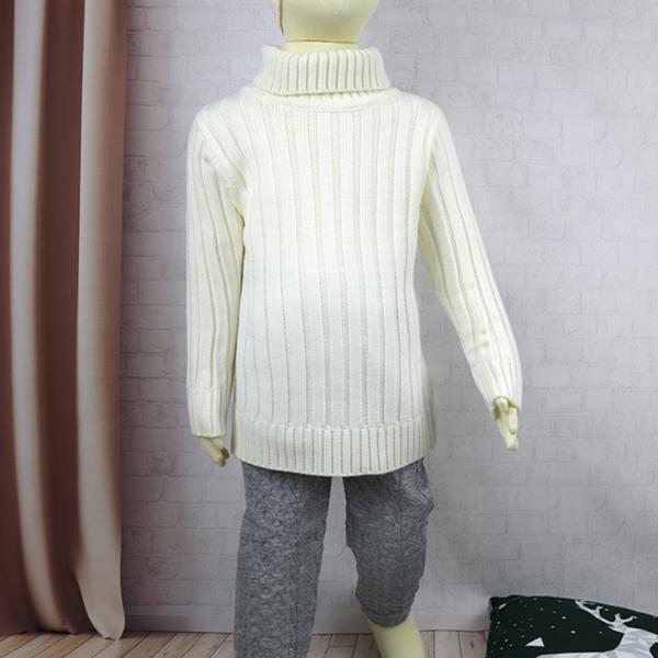 Boys Winter Thick Pullover Top High Turtleneck Children turtle neck Sweater for Kids