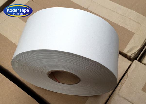 Water Active White Color Gummed Kraft Sealing Tape For Carton Sealing Bunding
