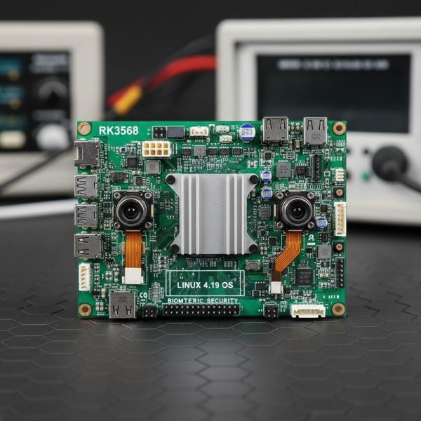 RK3568 Quad-core 2.0 GHz Face Recognition Motherboard with Dual MIPI Cameras and Linux 4.19 OS for Biometric Security
