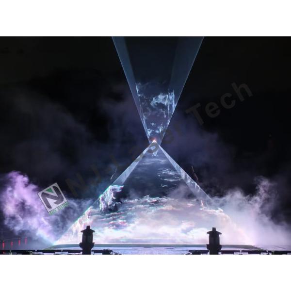 Create a Relaxing Atmosphere with Remote Control Laser Fountain Illumination Adjustable Size