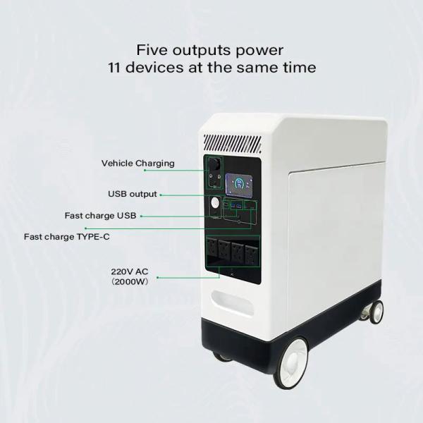 4800wh Battery Capacity Pure Sine Wave Inverter Home Energy Storage System for Energy