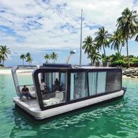 4.0m de ancho Casa Barco de lujo flotante La manera perfecta de experimentar el lujo del agua con sus seres queridos