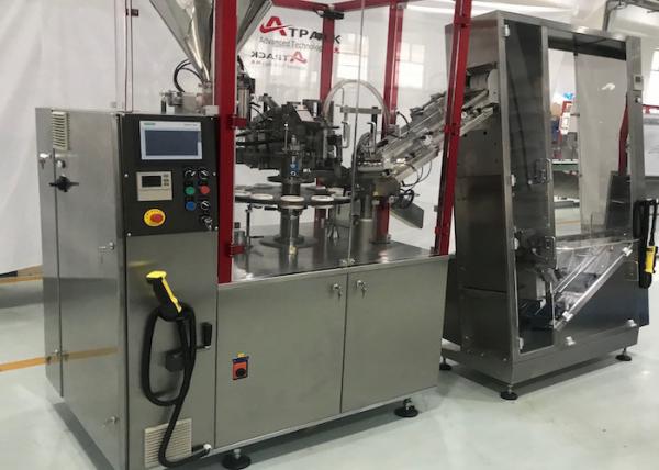 Touch Screen 60pcs/Min 253mm Aluminum Tube Filling Machine