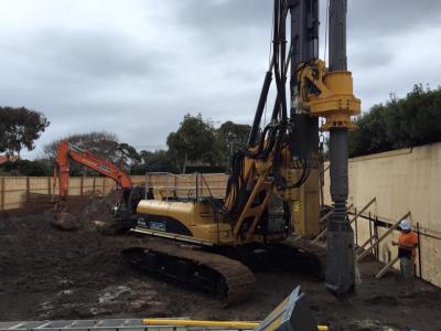 TYSIM furou a pilha que conduz o equipamento de empilhamento hidráulico 52m Max Drilling Depth da máquina KR150C 1500mm Máximo Perfuração Diâmetro