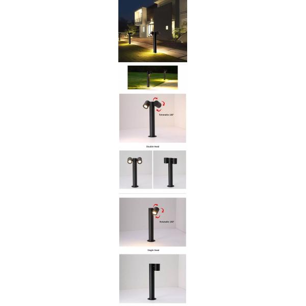 Ротатабельная лужайка СИД освещает двойную голову, водоустойчивый удар 9в вне светов лужайки