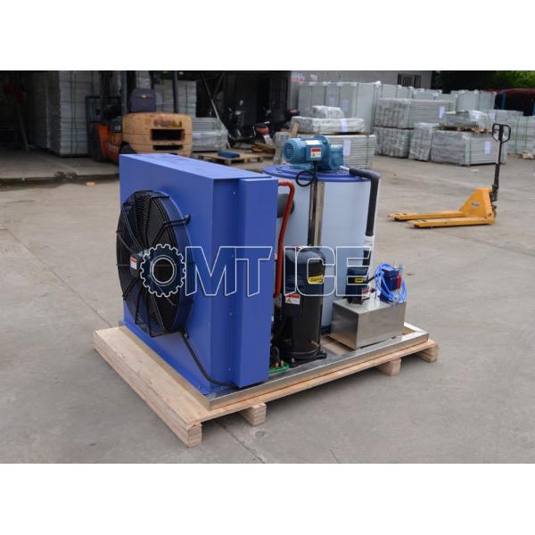 2000KG Capacity Industrial Flake Ice Machine Automatic 2Ton Dry Ice For Fishery