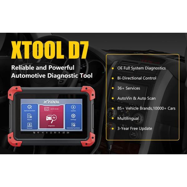 XTOOL D7 Автомобильный диагностический инструмент Двунаправленная поддержка OE уровень полная диагностика с 36+ услуг IMMO/Key Programmin