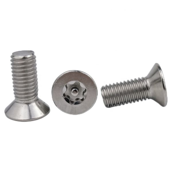 Customized GB2674 Stainless Steel Torx Countersunk Flat Head Screws With Stud M4 Passivated Measurement System Inch