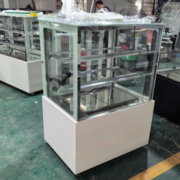 2 Layers Cake Display Fridge Cabinet Digital Electronic Temperature Control