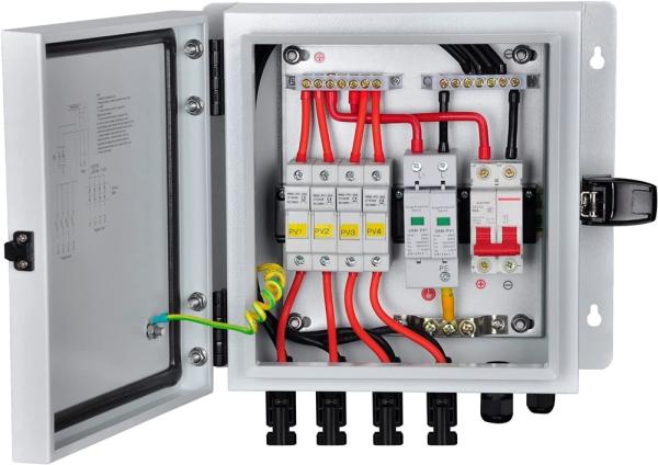 20 in 2out 1000vac Waterproof Qibu 1kw 2kw 3kw 5kw 10kw Input Pv High Quality Solar Combiner Box with 10A Rated Current Fuse