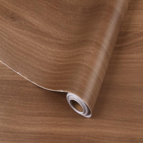 60cm *5m Roll Wood Grain Wallpaper Stickers for Old Furniture Easy to Apply and Remove