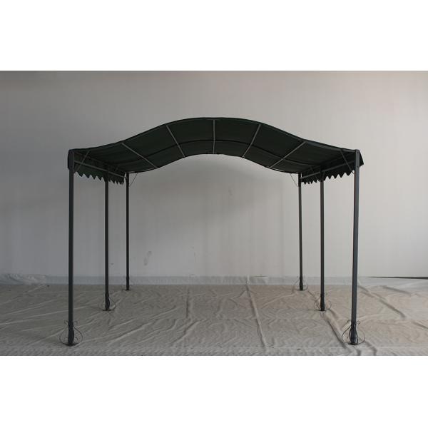 Customizable Steel Frame Outdoor Arched Canopy Garden Shade Pergola Pavilion Gazebo