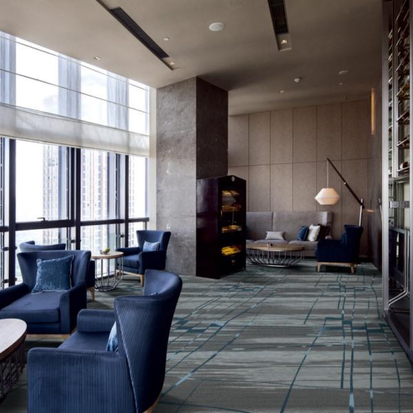 Hotel Airport and Wall-to-Wall Machine Made Axminster Carpet with 7-20mm Pile Height