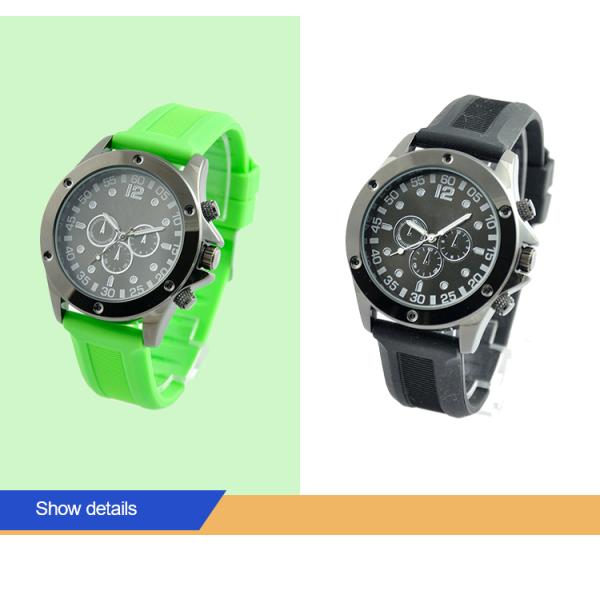 Дозор 1-3 Атм спорт силикона зеленого цвета водостойкий с случаем сплава