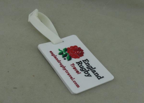 Soft PVC 2D Personalized Luggage Tag PVC Keychain ECO Friendly