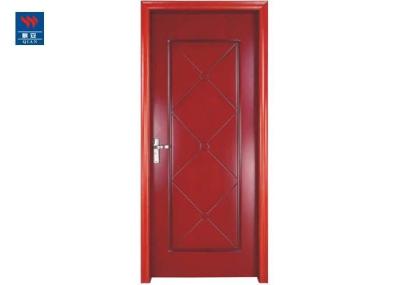 Portas de madeira interiores do MDF do projeto moderno da porta do quarto da porta exterior