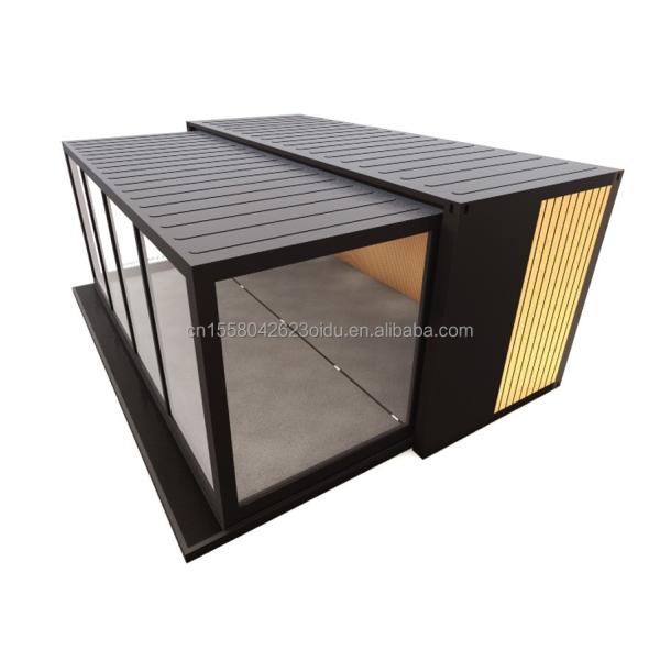 Hotel Fully Furnished Shipping Container Home Modern Style Prefab House with Steel Frame and Galvanized Steel Bending