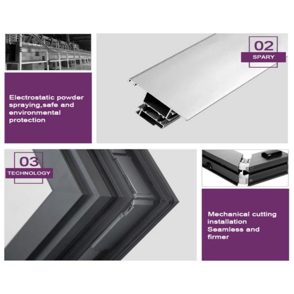 Flush Threshold Aluminum Swing Doors , Anodized Left Hand Inswing French Door