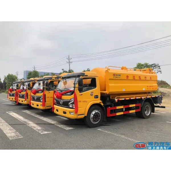 Dongfeng 12cmb Vacuum Truck, Sewer Suction Truck