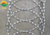 Hot Dipped Galvanized Flat Style Concertina Barbed Wire High Strength