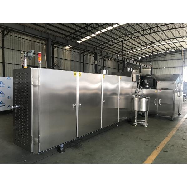 Schneider Electric Accesories 3800kg Ice Cream Cone Production Line with 7x2.1x2m Dimensions