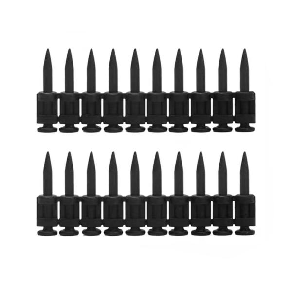 Reinforced Black Steel Drive Pins for Concrete Gas Pins in High Hardness Construction