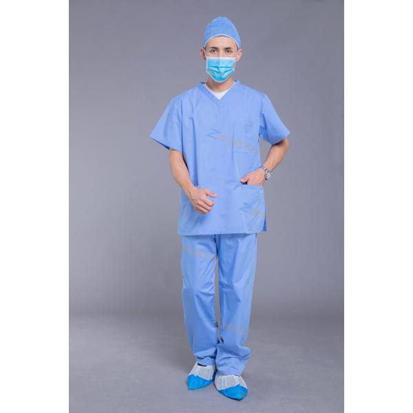 Reusable Anti Fray 65% Poly 35% Cotton Scrub Suits