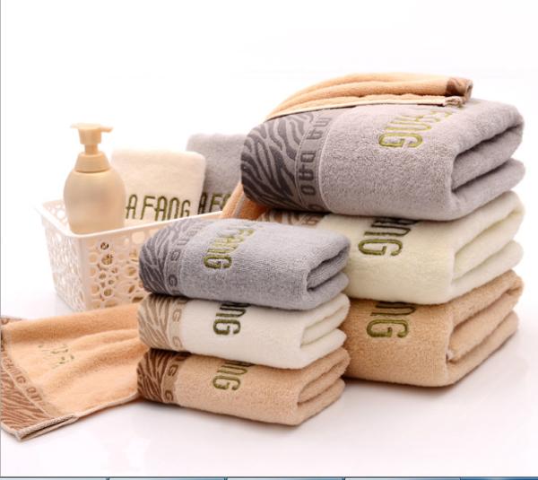 100% cotton grey guest turkish personalized towels embroidery for face