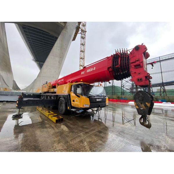 May 2023 SANY SAC2200C8-8 all-terrain crane 88m main boom,  74 tonne counterweight