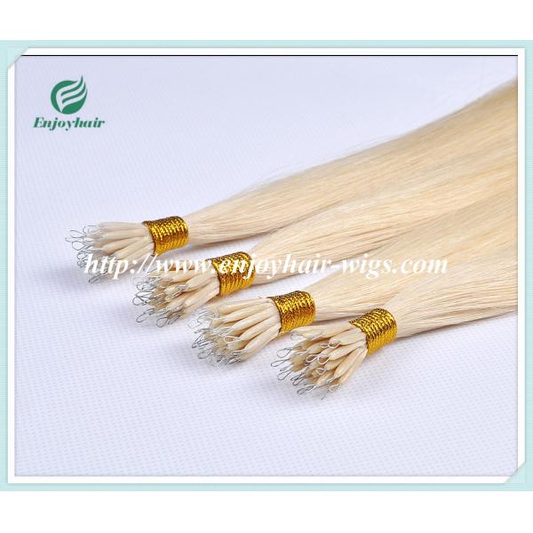 Nano Ring Hair Extensions16''- 26" 100% Human Indian Remy Remi Hair 60#- all