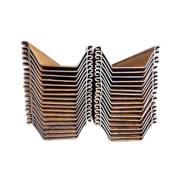 Building Construction Hot Dipped Steel Sheet Pile Sections Q195 Q235 Q235B