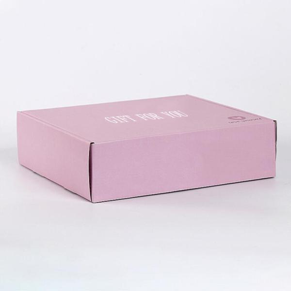 E Flute Corrugated Mailing Boxes 66% Recycled Material For Clothes