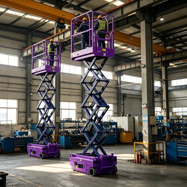 3m 4m 19 foot Mini Compact Electric Scissors Lift Platform Table Indoor Facility Repair