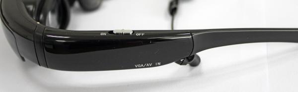 Lastest 3D Video Eyewear Glasses with VGA/AV in 98inch